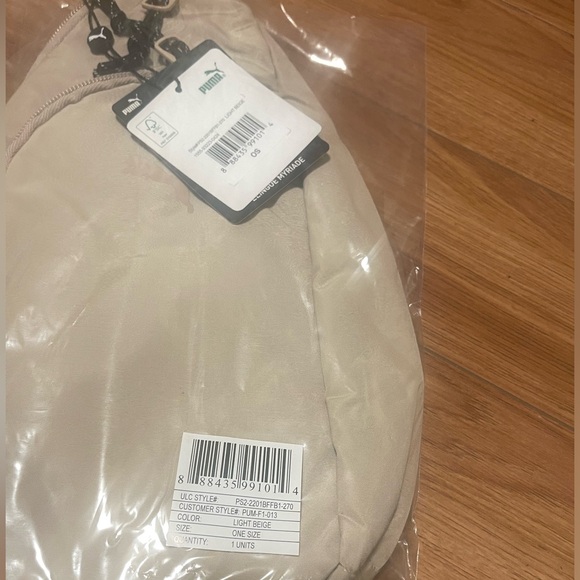 🆕 PUMA Myriad Sling Bag Crossbody Fannypack in Beige - Picture 11 of 14